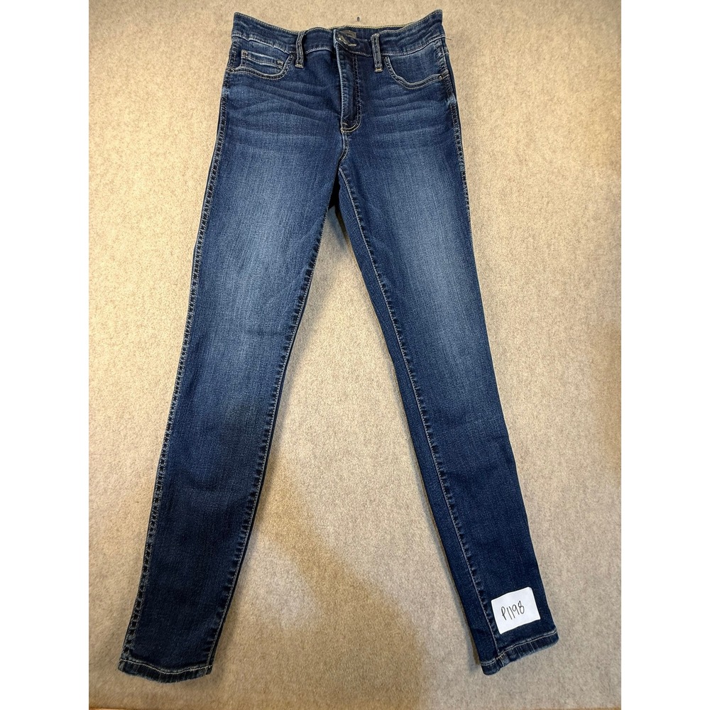 KUT from the Kloth Womens Size 4 Dark Wash Skinny Jeans Blue Denim High Rise